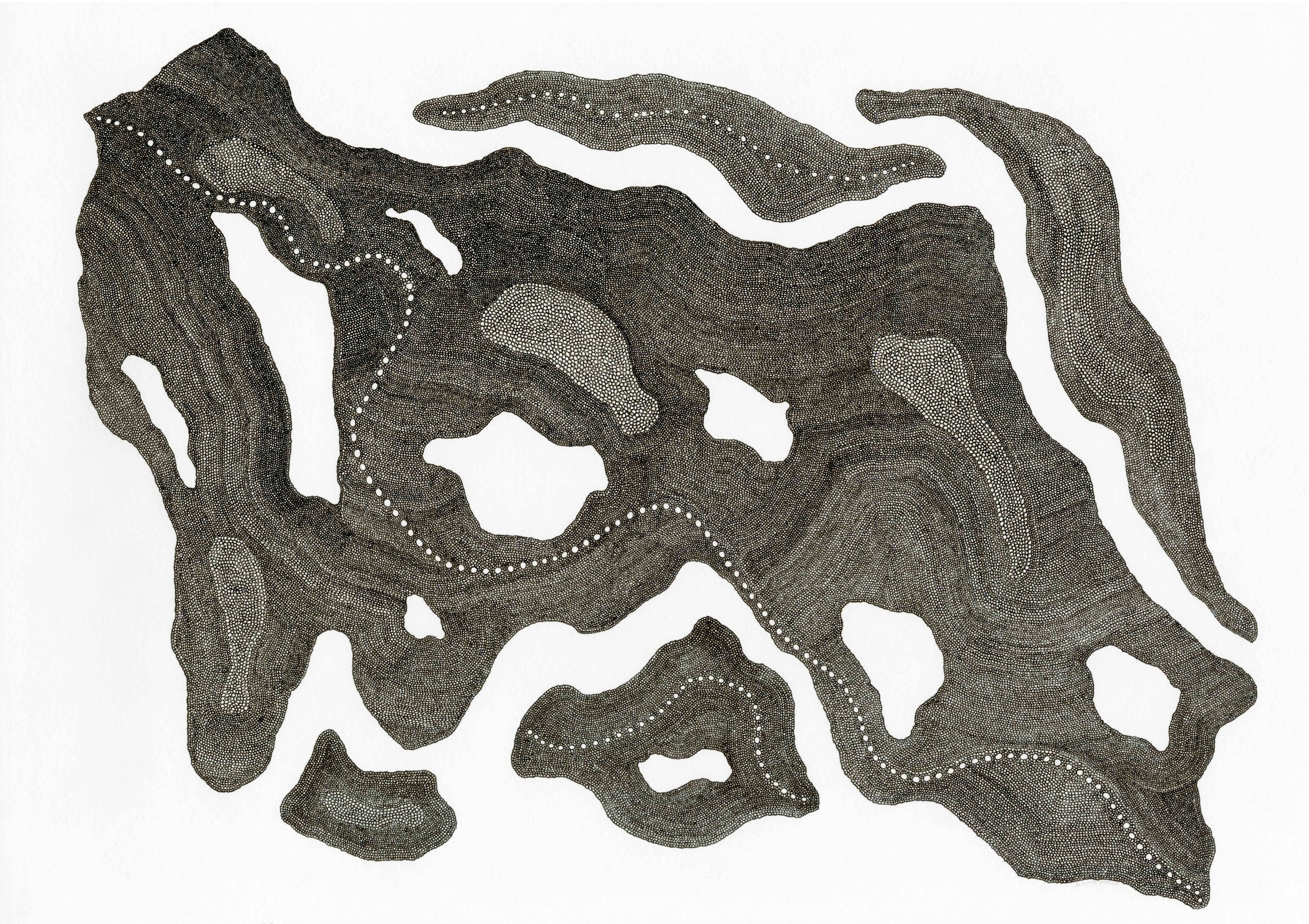 Mapping Cloudy Terrain – Limited Edition Archival Monochrome Ink Print