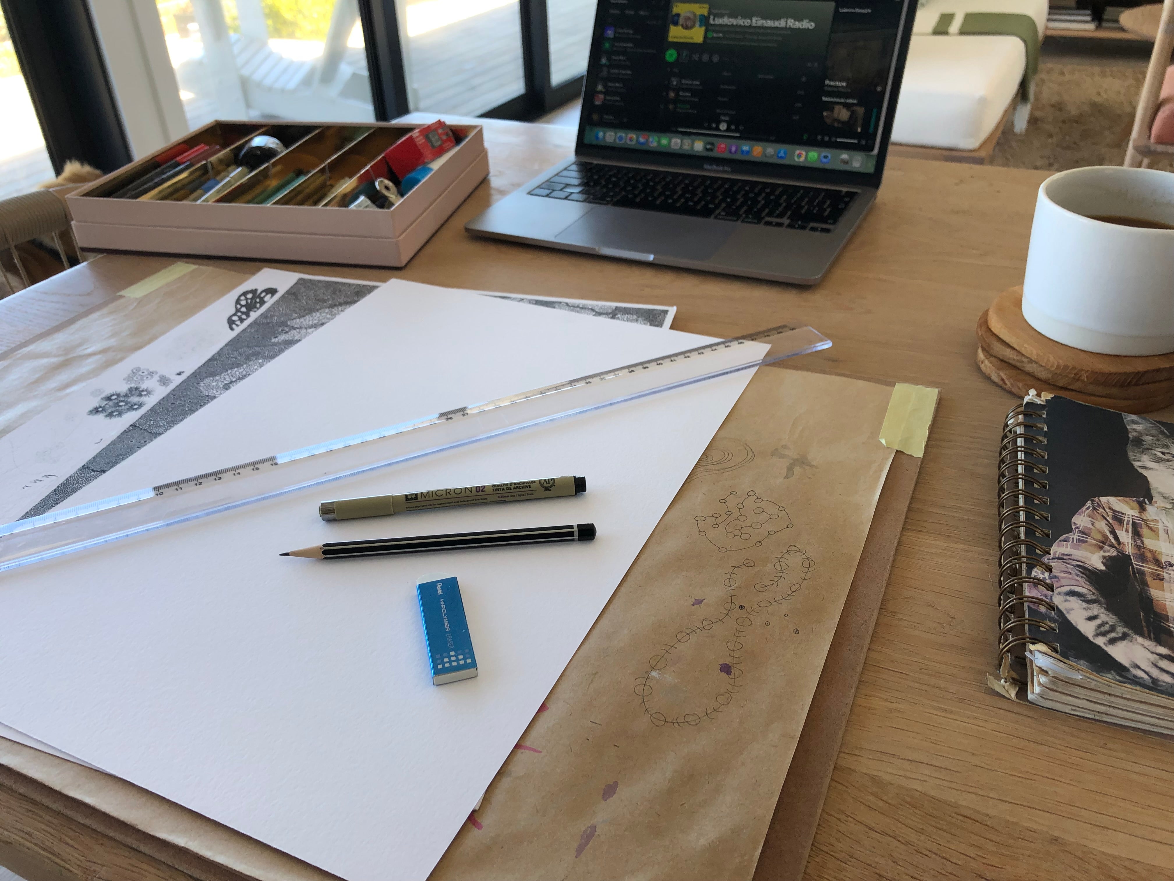 Entry 001: Why My Dining Room Table Is Now My Art Studio