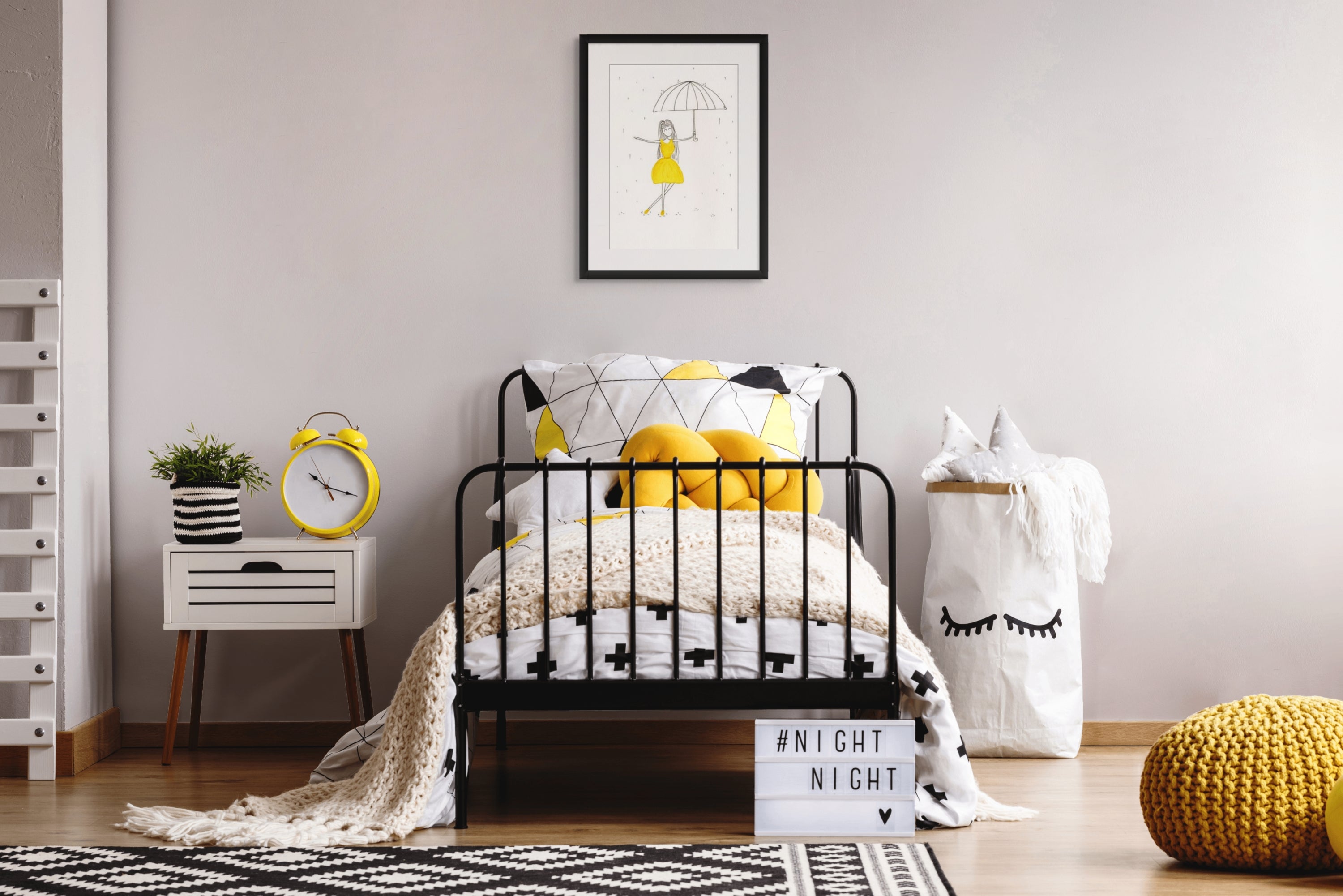 The Yellow Girl (1 of 3) – Open Edition Archival Monochrome Ink Print